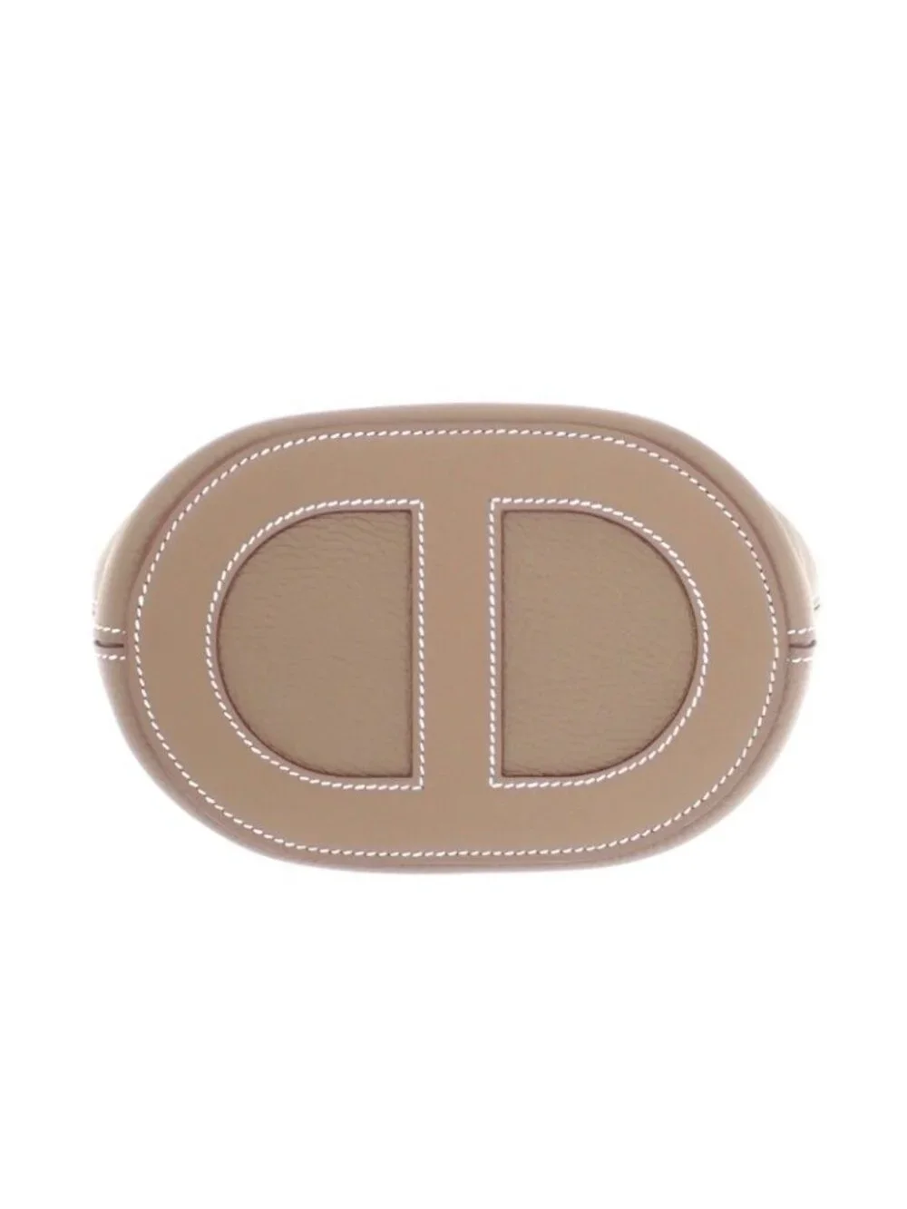 Hermes in the Loop 18 Handbag Taurillon Clemence Veau Etoupe